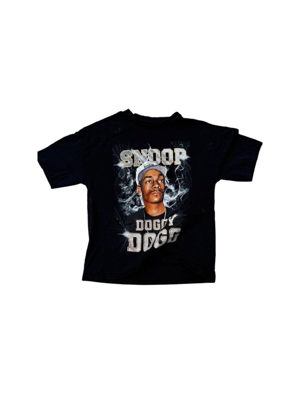 Dogg Supply By Snoop Dogg Mens Graphic T-Shirt Black M Cotton Relaxed Fit